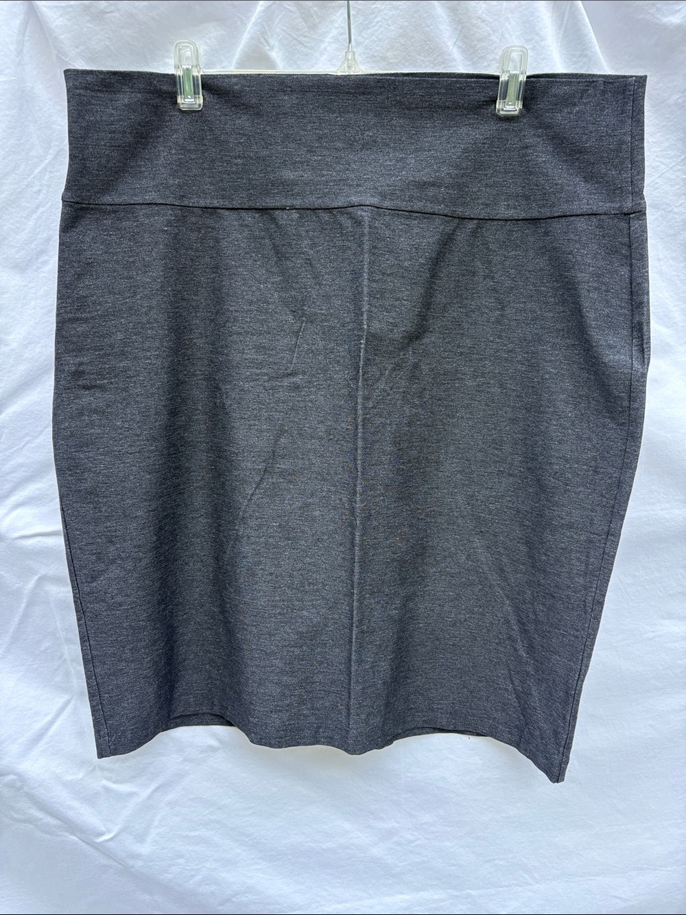 Eileen Fisher Charcoal Gray Pencil Skirt